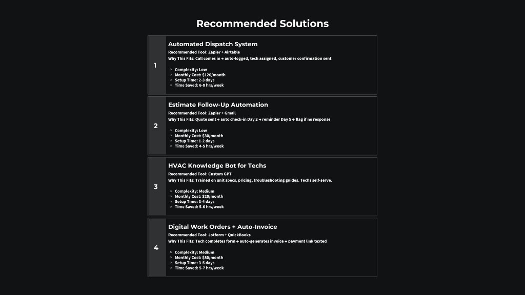 Delgado HVAC case study, slide 5 of 10