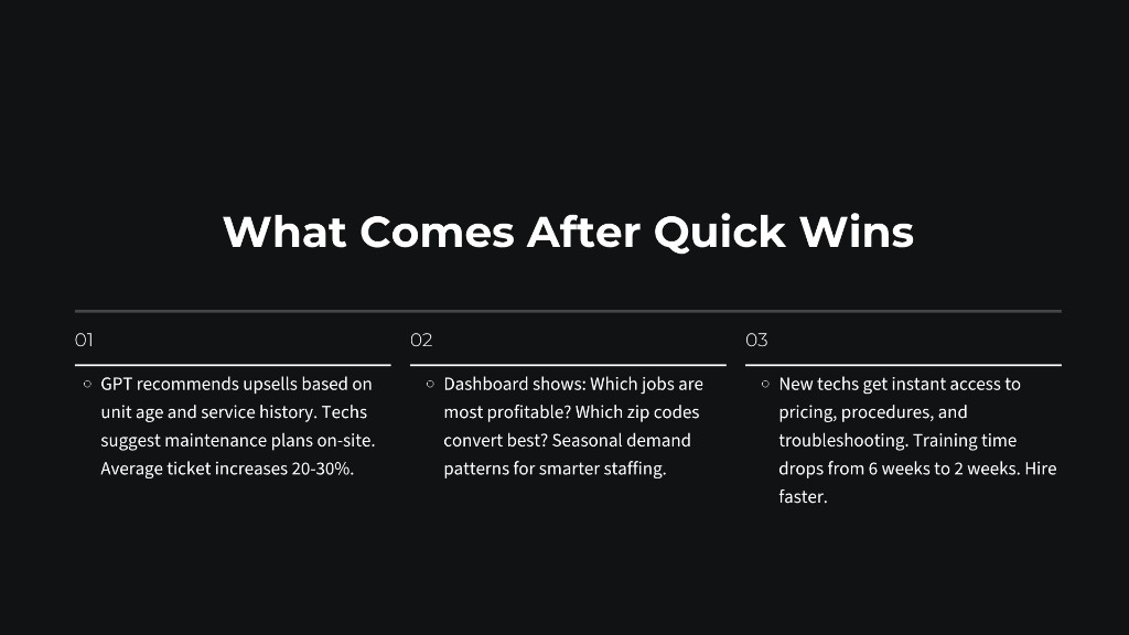 Delgado HVAC case study, slide 7 of 10